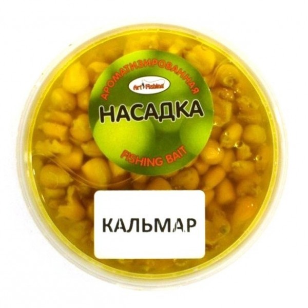 Кукурудза насадкова, Art Fishing, банку, 150 мл, смак Кальмар